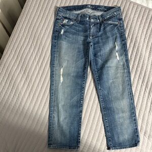 7 For All Mankind Light Blue Straight Jeans